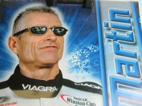NASCAR Mark Martin #6 Ford Taurus Roush Fenway Racing Poster Cover