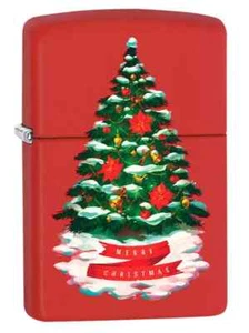 ZIPPO HOLIDAY MERRY CHRISTMAS  Lighter VINTAGE TREE 80759  Mint in Box SEALED - Picture 1 of 1