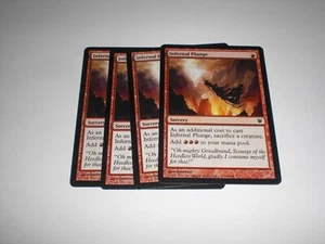 4x Infernal Plunge / Sturz in die Hölle - Playset Modern Pauper Innistrad - Bild 1 von 1
