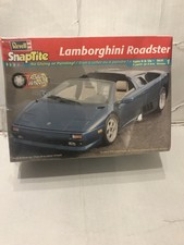 RARE 1999 Revell SnapTite Lamborghini Roadster 1-24 Scale Model Kit - NEW SEALED