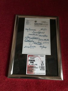 leeds united 1972 signed shirt