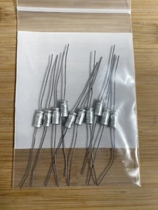 2uf mfd 50V 105' COMPUTER GRADE AXIAL ELECTROLYTIC CAPACITOR NLW2-50 CDE (10) - Picture 1 of 5