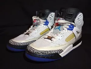 Nike Air Jordan Spizike Size 6.5Y Women's 8 - White Black - 317321-102 - Picture 1 of 10