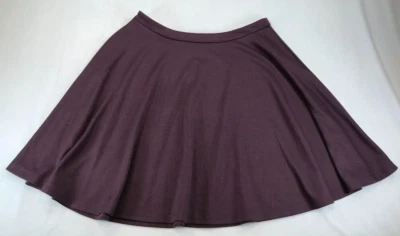 Vivienne Tam Women's Solid A-Line Plum Purple Short Skirt, Side Zip, Size 6 Foto 1 de 4