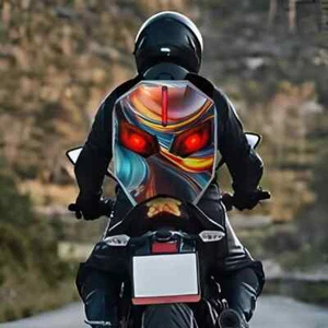 Mochila de montar ojos LED de colores, carcasa rígida impermeable - Imagen 1 de 24