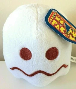 Peluche Pac-Man 4 pulgadas. Nuevo White Ghost. Juguete. Suave. Pac Man de colección - Imagen 1 de 2