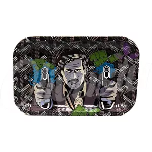 Gangsta Rolling Tray Small for Roll Up Papers Tips Accessories Designer Table - Picture 1 of 1