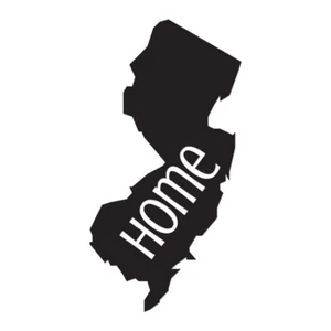 Calcomanía de vinilo New Jersey Home State - varios colores y tamaños - ebn3832 - Imagen 1 de 20
