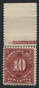 Postage Due J42 - 10ct Mint PH With Bureau Imprint CV $100 - Picture 1 of 2