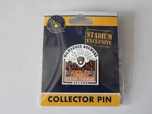2025 EXCLUSIVE MILWAUKEE BREWERS MLB SPRING TRAINING CACTUS LEAGUE TEAM PIN NEW - Picture 1 of 3
