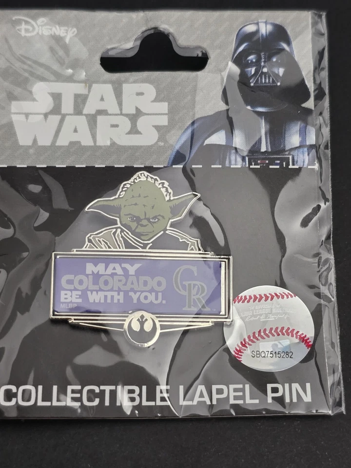 Colorado Rockies Yoda Star Wars Collector's Lapel Pin - Image 1 of 1