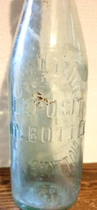 Vintage Humphries of Notting Hill Glass Bottle with 1/2 D Deposit on Bottle. - Picture 1 of 5