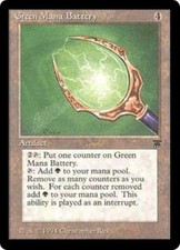 WOTC MtG Legends Green Mana Battery (U) EX