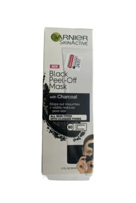 Garnier Black Peel - Mascarilla con carbón, SkinActive, 1,7 fl. oz. Foto 1 de 3