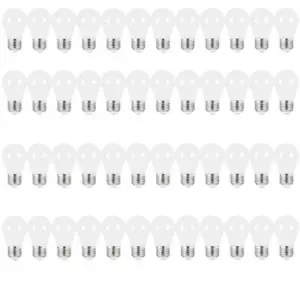 Feit Electric A15 LED Light Bulb 60W-Equivalent Dimmable Glass White (48-Pack) - Picture 1 of 12