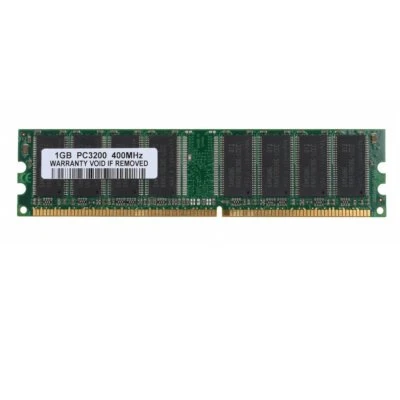 1GB DDR 400MHz PC-3200 184pin 2.5V DIMM intel Escritorio NON-ECC memoria RAM SP - Imagen 1 de 4