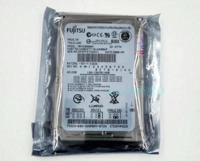 Fujitsu 80 GB 5400 RPM,2.5" IDE/ PATA 8MB (MHV2080AH) Hard Drive For Laptop HDD - Bild 1 von 2