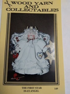 Wood Yarn & Collectables 149 First Star 10.5" Angel Craft Pattern Christmas Doll - Picture 1 of 6