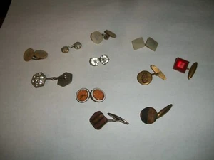 Lote vintage de gemelos de Estate todo tipo muy antiguos  - Imagen 1 de 8