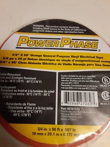 New Roll Of Orange Electrical Tape! 3/4" 66' - Picture 1 of 4