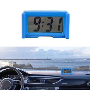 Mini Car Dashboard Digital Clock Battery Operated Self Adhesive Bracket - Picture 1 of 6
