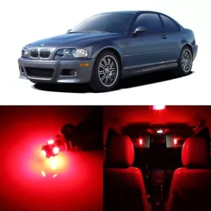 16 x Red LED Interior Light Package For 1999 - 2005 BMW 3 Series M3 E46 + TOOL - Picture 1 of 6