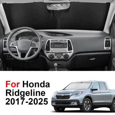 Cubierta de bloque UV personalizada para parabrisas delantero Honda Ridgeline 2017-2025 Foto 1 de 4