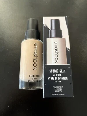 SmashBox Studio Skin 24 Hour Wear Hydrating Foundation, 0.20 1oz/30ml NIB - Image 1 of 4