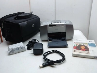 HP Photosmart 145 Compact Digital Photo Inject Printer With Black Carry Bag  - Image 1 of 3