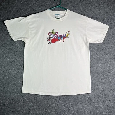 Vintage Dr Seuss T-shirt Adult XL White USA Made Graphic Tee - Image 1 of 4