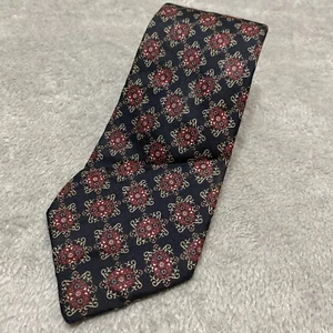 Corbata de seda Christian Dior multicolor estampado geométrico clásica **Hecha en EE. UU. - Imagen 1 de 5