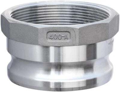 (Ships Fast) Aluminum 4" Type A Camlock | Female NPT Thread x Male Adapter - Image 1 of 4