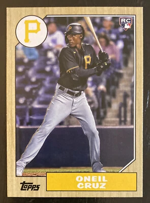 Oneil Cruz 2022 Topps Archives Retro Rookie Card #211 - Image 1 of 2