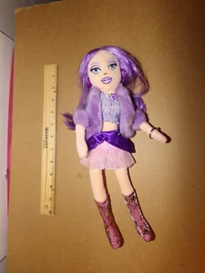 Ty Beanie Girlz Muñeca de Peluche Posable 12” Alto Punky Penny Pelo Púrpura 2007 Botas - Imagen 1 de 3