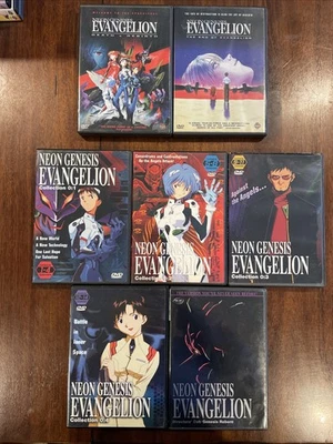 Neon Genesis Evangelion DVD Vols 1-4 & Death & Rebirth & End Of Evangelion Anime - Immagine 1 di 4