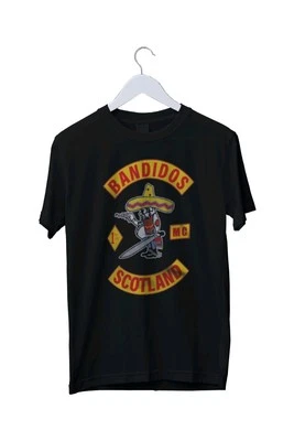 Bandidos MC Scotland Shirt Graphic Unisex T-Shirt S M L XL 2 3 4 XL - Image 1 of 4
