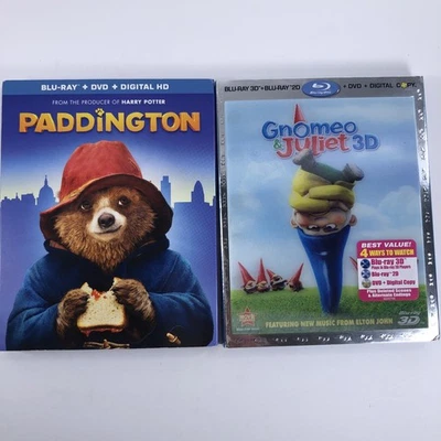 Gnomeo and Juliet (Three-Disc Blu-ray & DVD) + Paddington (Blue-Ray & DVD) Foto 1 de 4