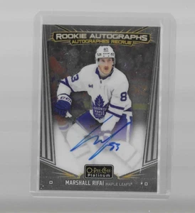 2024-25 O-Pee-Chee Platinum - Rookie Autographs Marshall Rifai #R-MR (AU, RC) - Picture 1 of 2