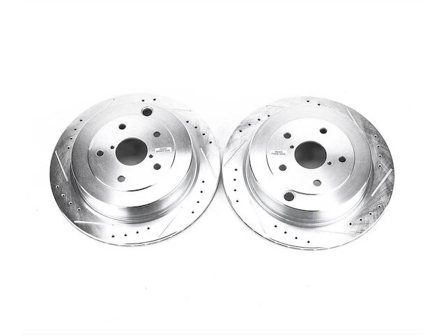 Rear Brake Rotor Set For 06-14 Subaru B9 Tribeca ZT14H3 Foto 1 de 1