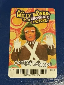 🍫 Willy Wonka & The Chocolate Factory Collectible Arcade Card 004 Oompa Loompa - Bild 1 von 3