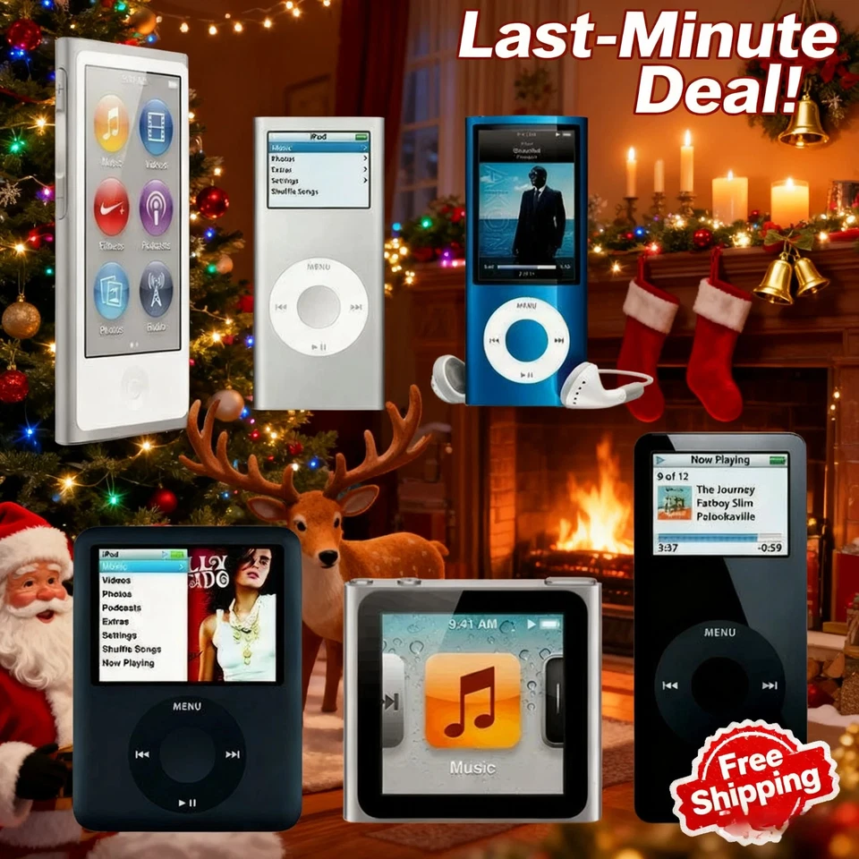 Apple iPod Nano 1st, 2nd, 3rd, 4th, 5th, 6th & 7th Generation 2GB 4GB 8GB & 16GB - Image 1 of 2