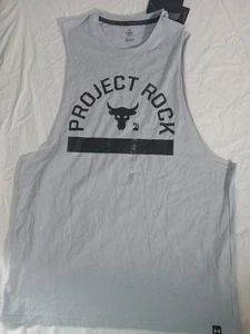 Under Armour Men's Project Rock Show Your Work Sleeveless Sz Large Tank top NWT - Picture 1 of 13