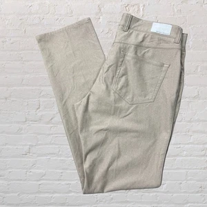 Peter Millar Brevard Pantaloni Performance Beige 4 Vie Elasticizzati Traspiranti Uomo 33x34 - Foto 1 di 6