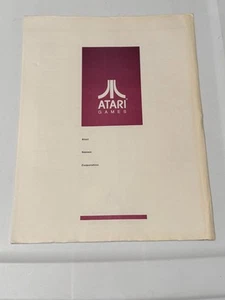 1989 FABRIK ORIGINAL ATARI PROMO UMSCHLAG MIT FLYER UND PAPIERE - Bild 1 von 4