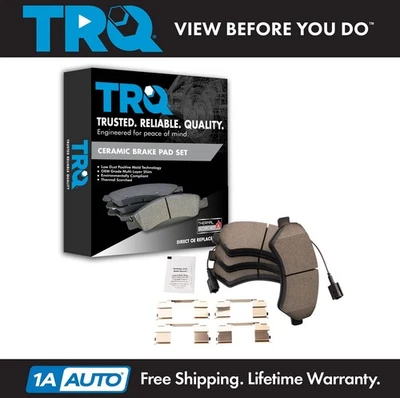 Pastillas de freno delanteras de cerámica TRQ para 14-21 Ram ProMaster 1500 2500 3500 Foto 1 de 4
