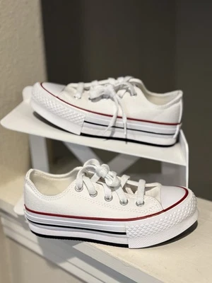 Converse Kids Chuck Taylor All Star Eva Lift Lona Plataforma OX, niño talla 12-Nuevo Foto 1 de 4