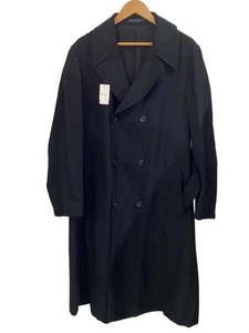 YOHJI YAMOTO TRENCH COAT ARMY GABARDINE O-8BWRe 1 HX-C02-141 Used - Picture 1 of 8