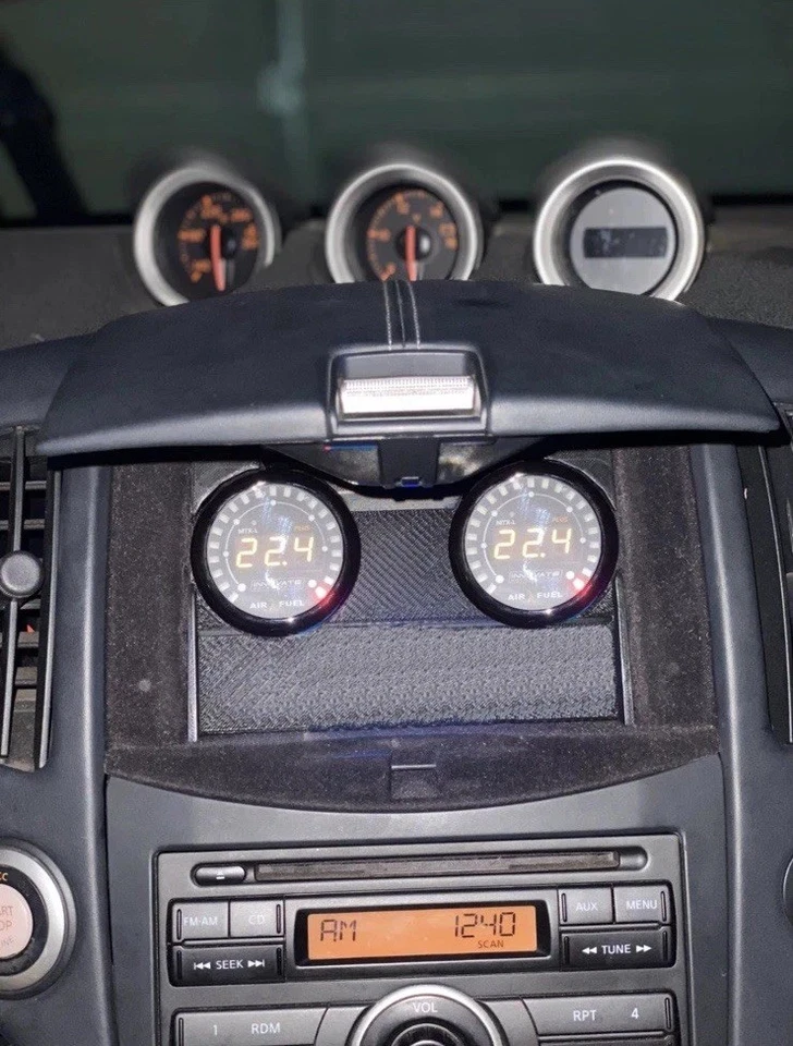 Подходит для Nissan 370z крепление для двойного калибра 2009+ 370z (автомобили без навигации) - Изображение 1 из 1