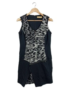 BIBA Mini vestido Mujeres Vestido Talla EU 40 negro-gris claro look casual - Imagen 1 de 5