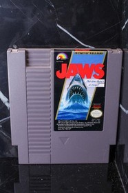 Jaws Nintendo NES 1987 Authentic Game Cartridge Tested Working
